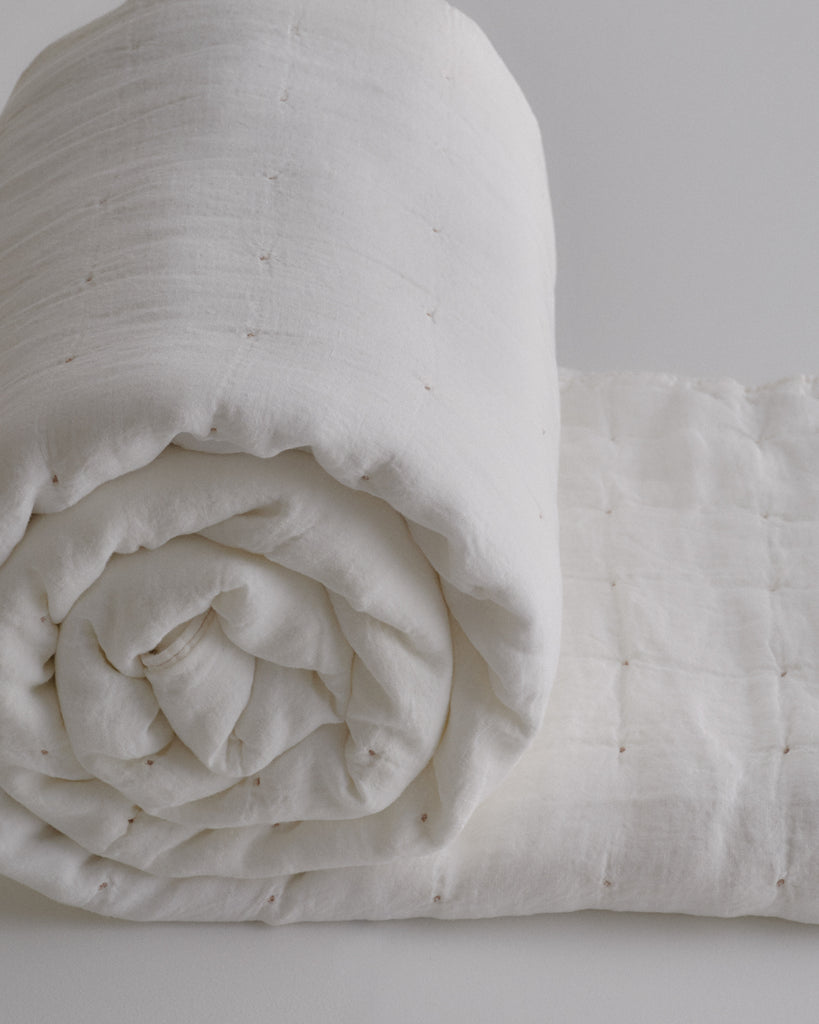 Hale Mercantile Basix linen Coverlet 250/260
