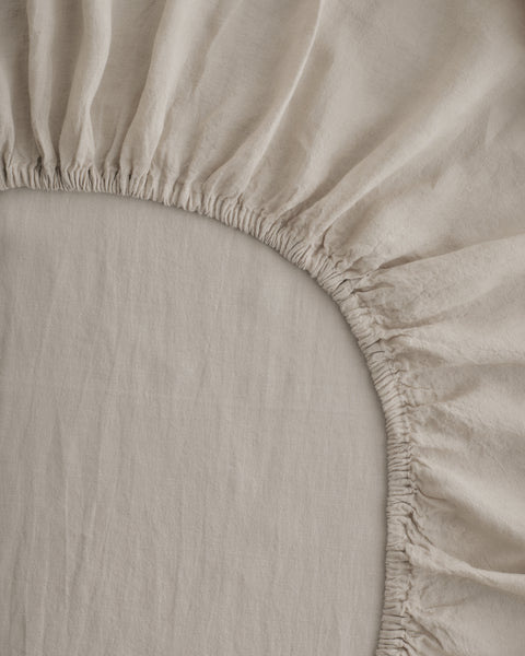 Hale Mercantile Linen Fitted sheet KING