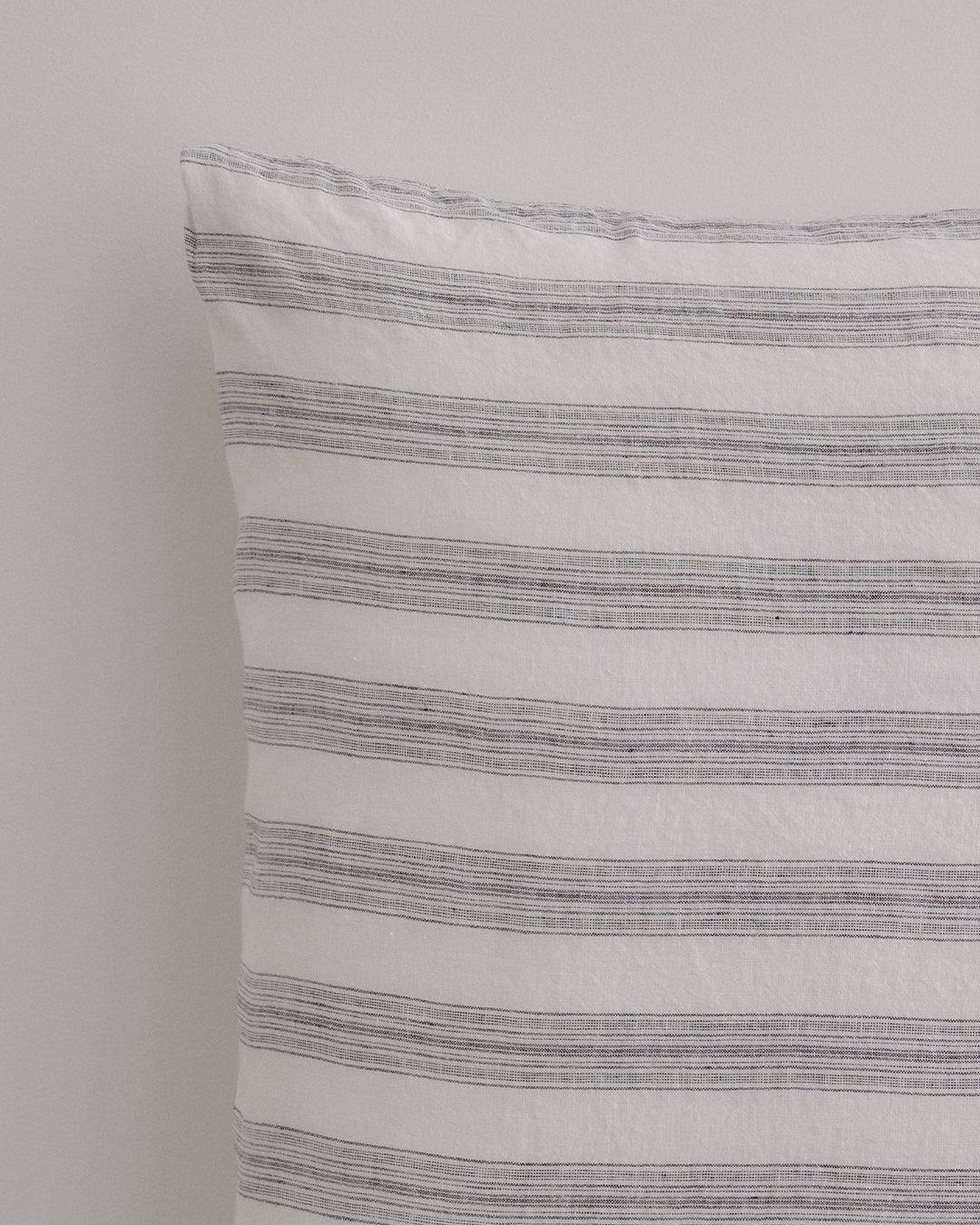Hale Mercantile Basix Linen stripe Euro Cushion 65/65