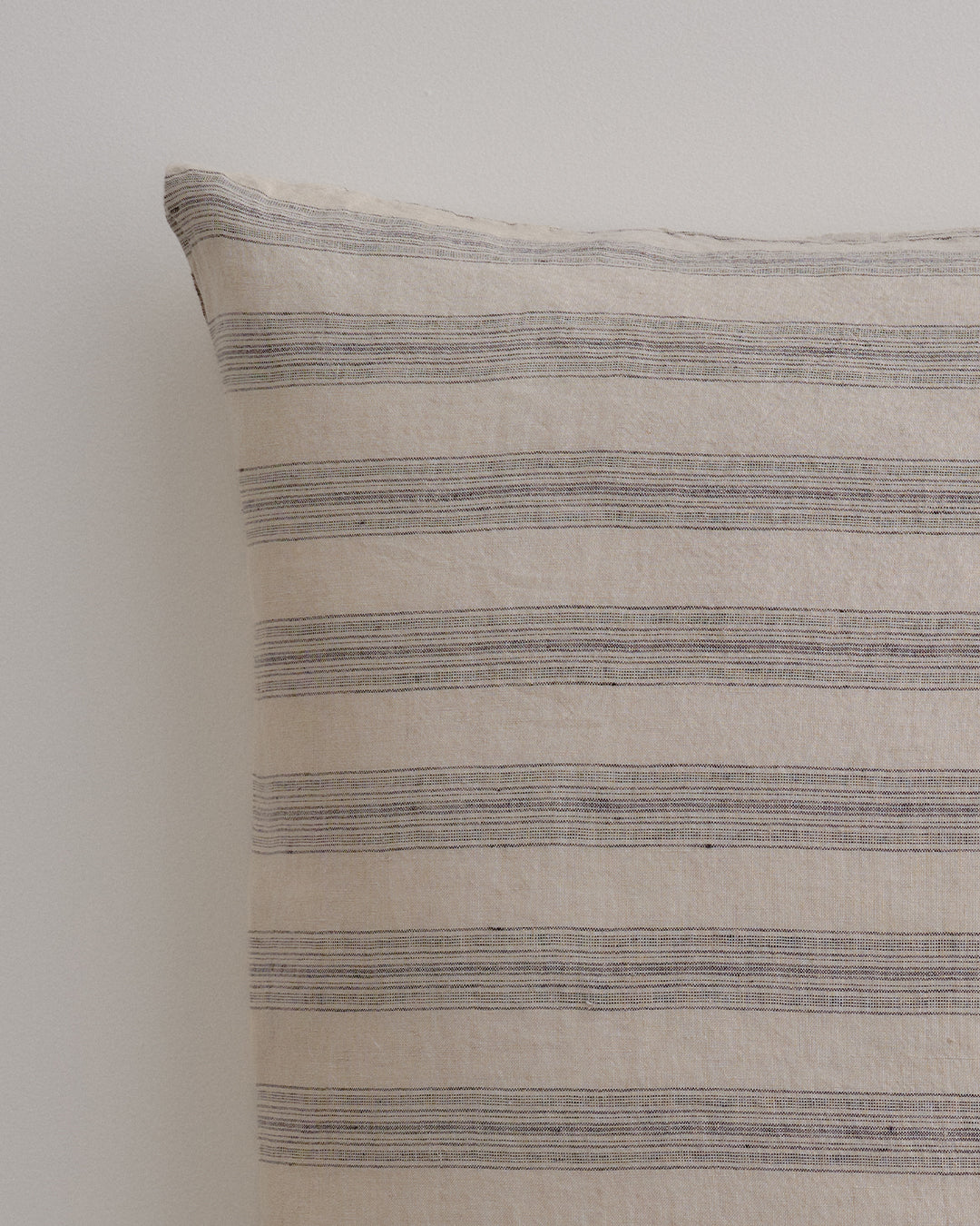 Hale Mercantile Basix Linen stripe Euro Cushion 65/65