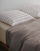 Hale Mercantile Basix Linen stripe Euro Cushion 65/65