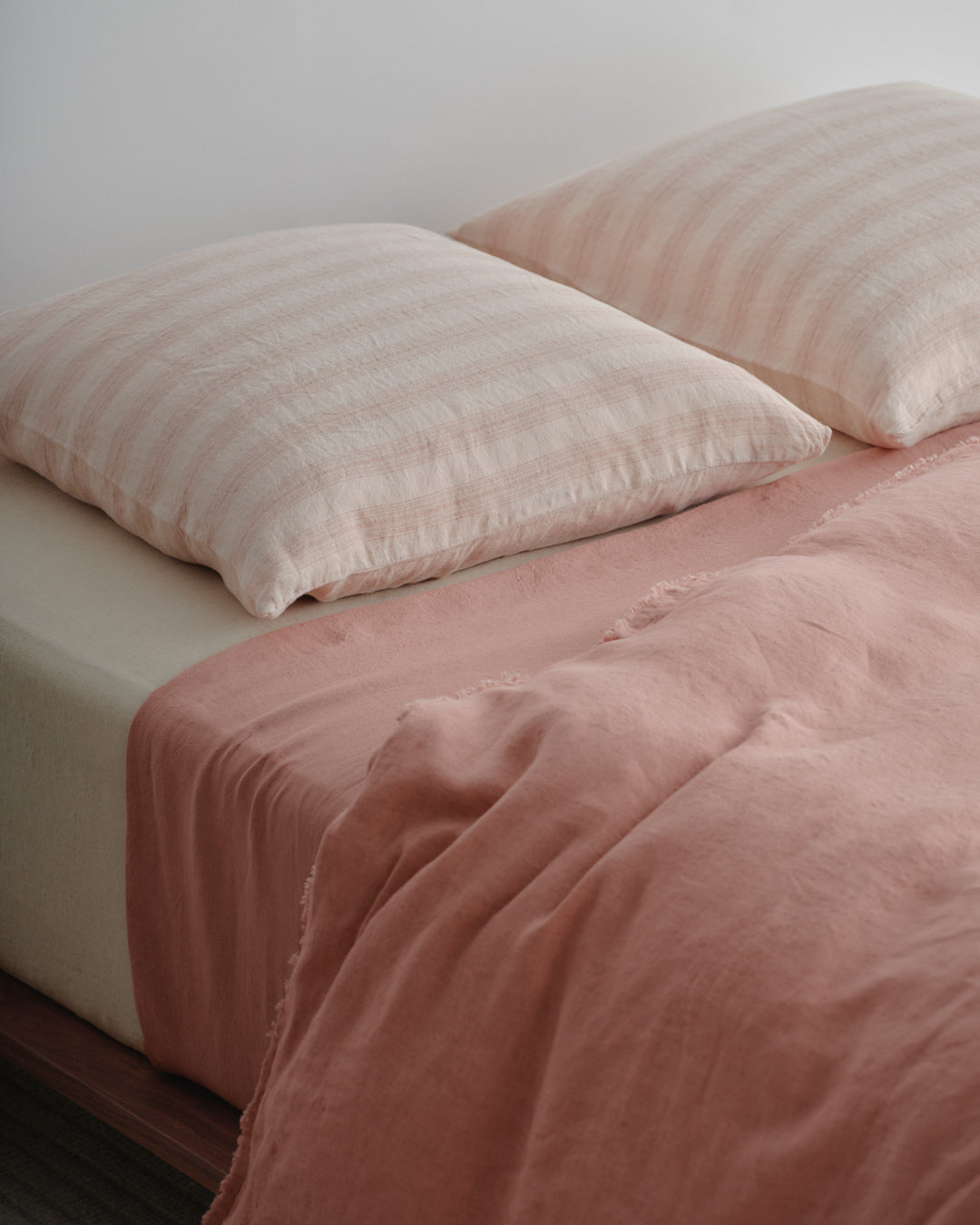 Hale Mercantile Basix Linen stripe Euro Cushion 65/65