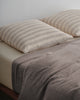 Hale Mercantile Basix Linen stripe Euro Cushion 65/65
