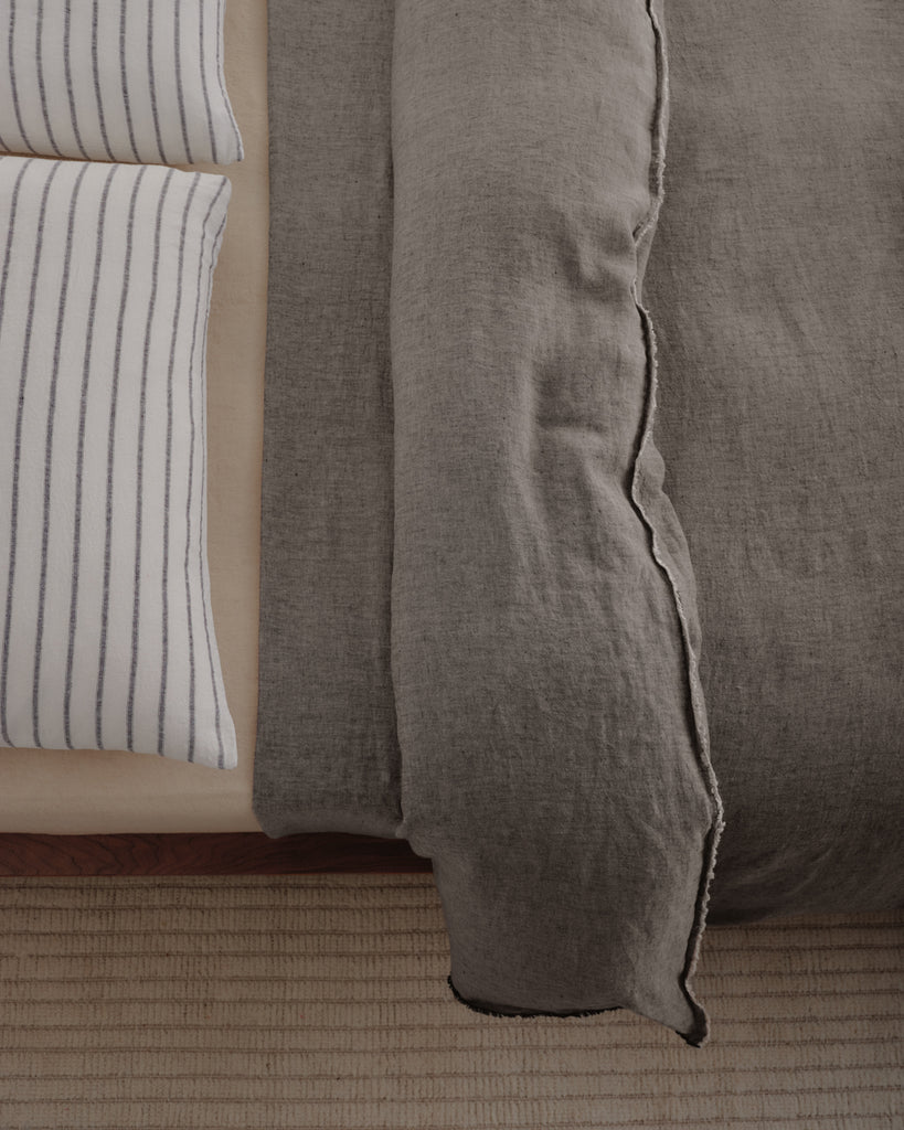 Hale Mercantile Basix stripe Linen Cushion 50/70