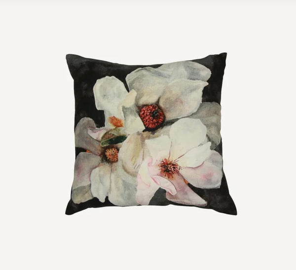 Linen cushion magnolia 50/50