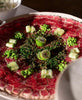 Platter White round melamine XXL