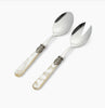 Italian Salad Servers - Ivory Naples