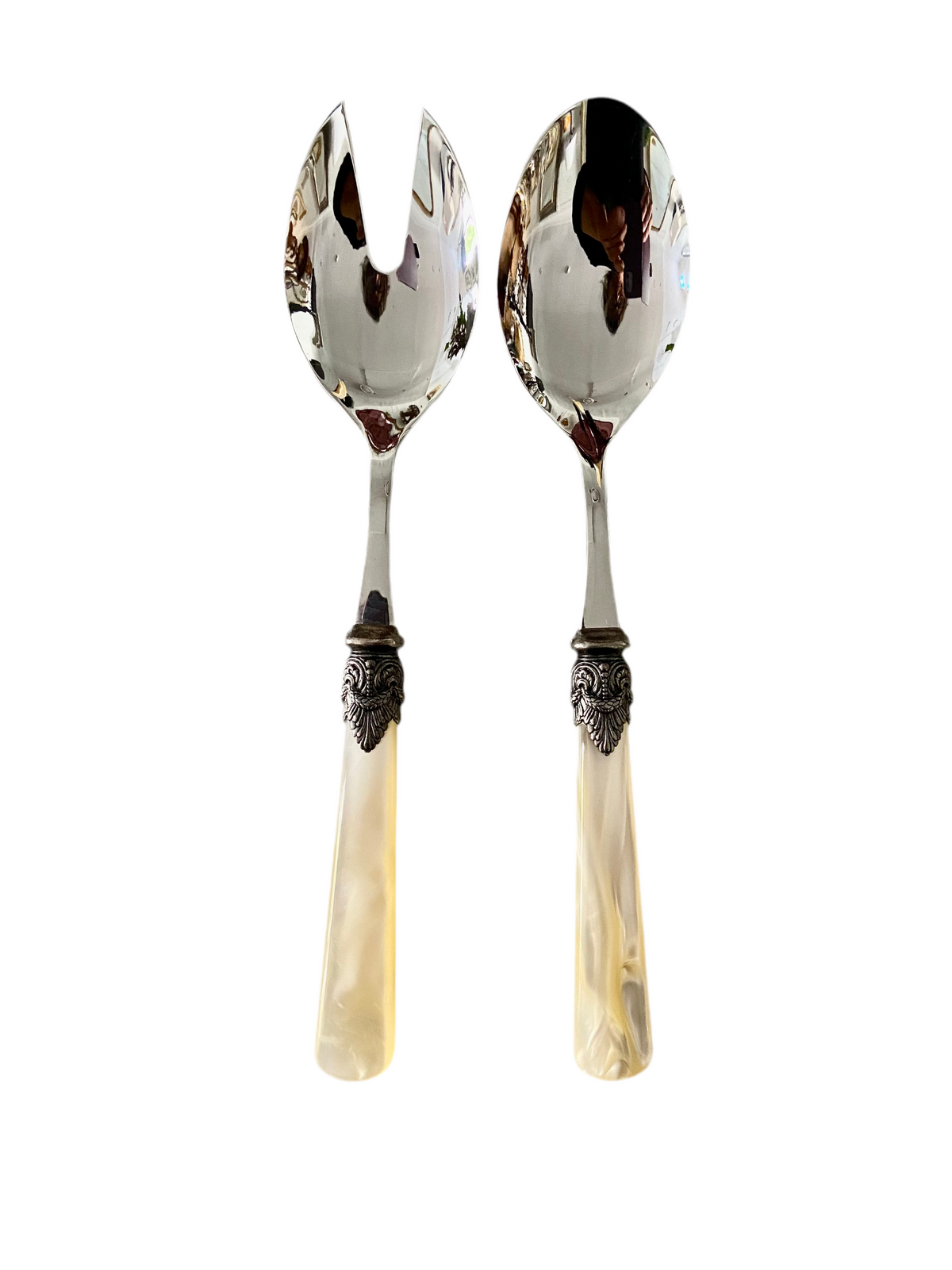 Italian Salad Servers - Naples Ivory