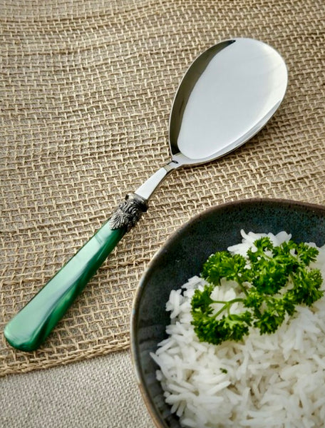 Italian Serving spoon - Green Naples