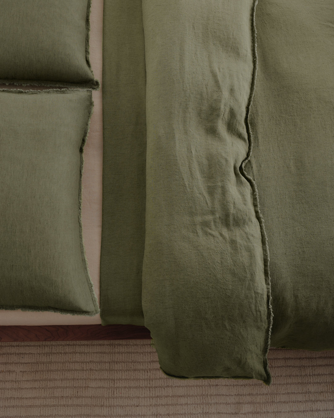 Hale Mercantile Flocca Linen Doona cover SUPER KING