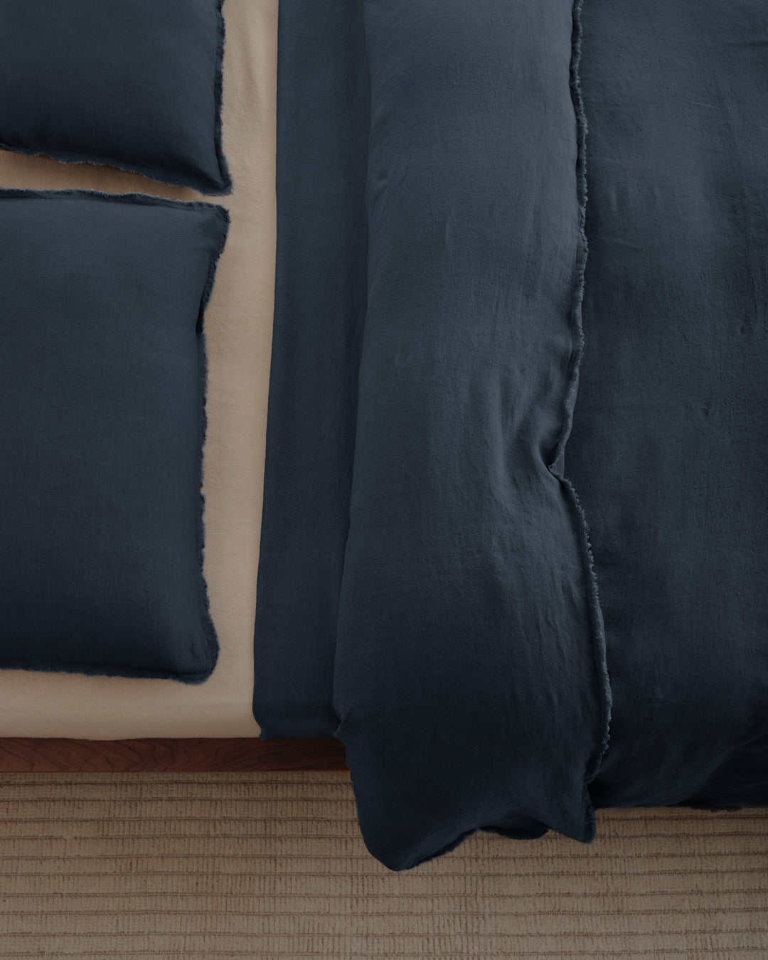 Hale Mercantile Flocca Linen Doona cover SUPER KING