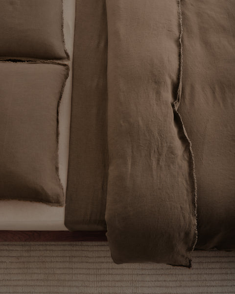 Hale Mercantile Flocca Linen Doona cover KING