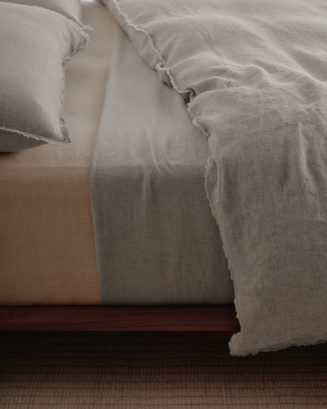 Hale Mercantile Flocca Linen Doona cover DOUBLE