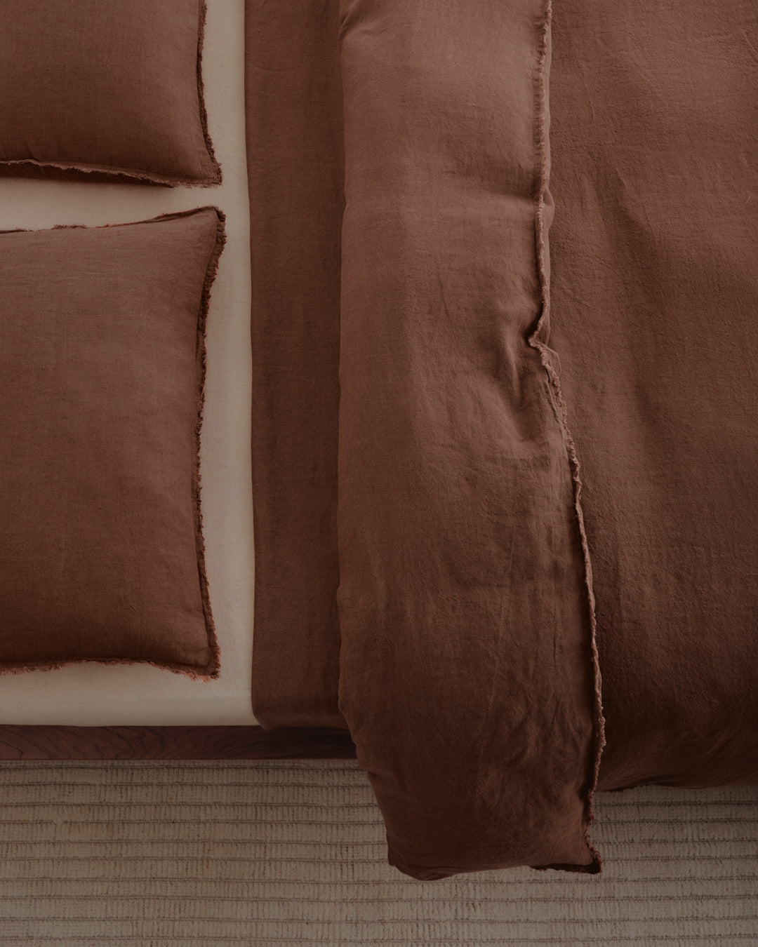 Hale Mercantile Flocca Linen Doona cover DOUBLE
