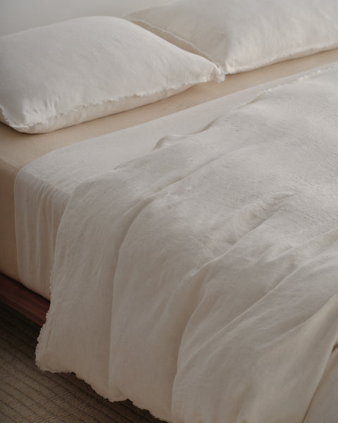 Hale Mercantile Flocca Linen Doona cover DOUBLE