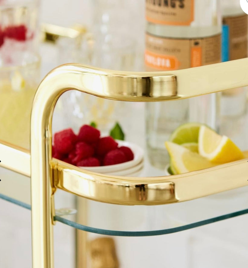 Bar cart gold L71