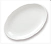 Platter White oval  melamine XL 40cm