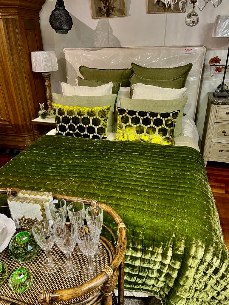 Velvet throw prarie maison et jardin