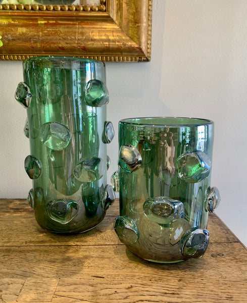 Vase Bubble green Large