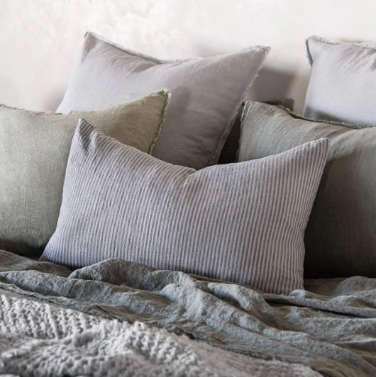 Hale Mercantile Basix stripe Linen Cushion 40/60