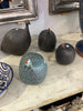Ceramic Guinea Fowl Matt grey Silver