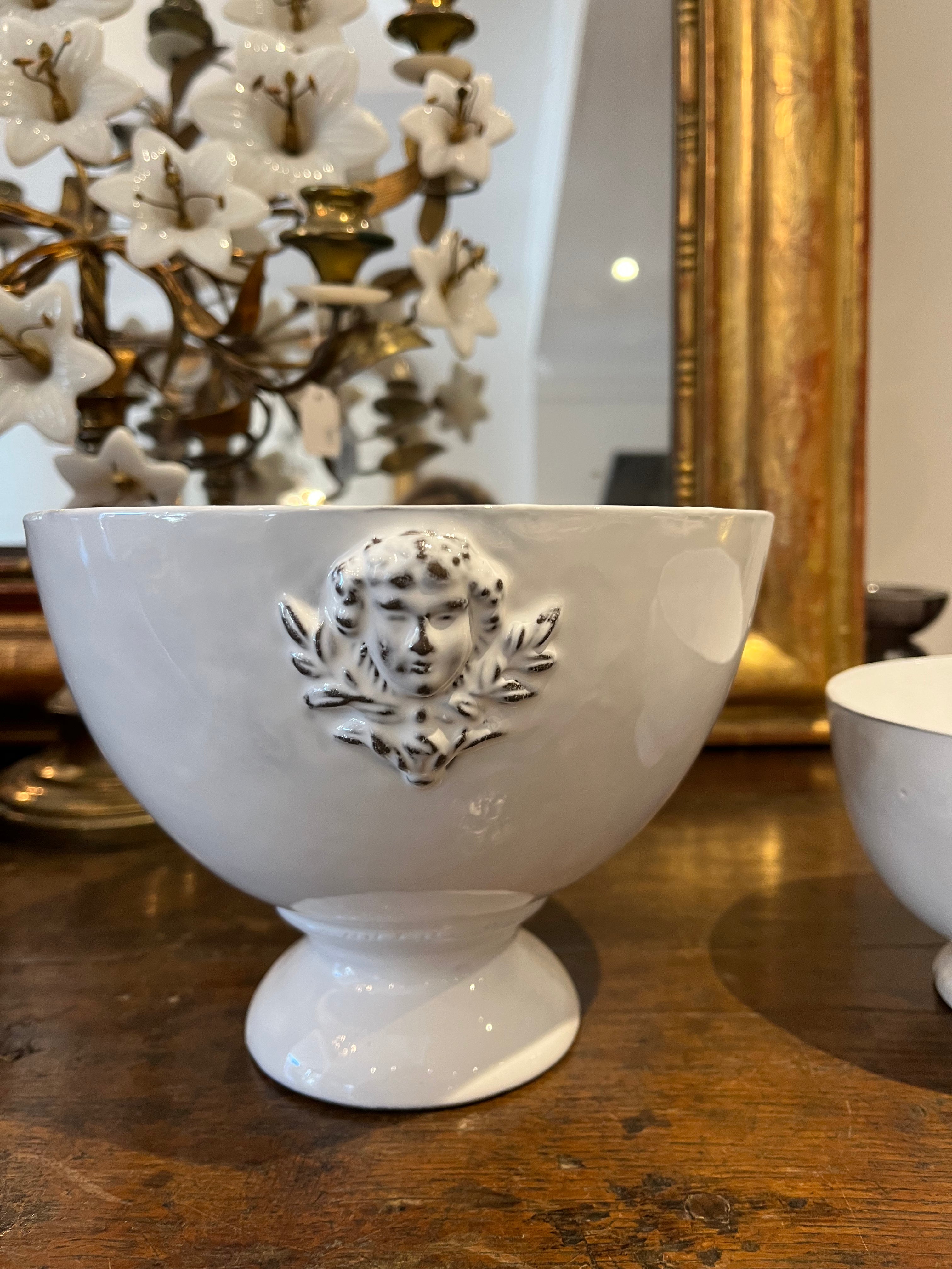 CARRON PARIS footed bowl W19 H14