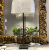 Lamp metal 2 cup vase