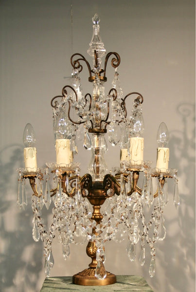 Chandelier table 6arm electric