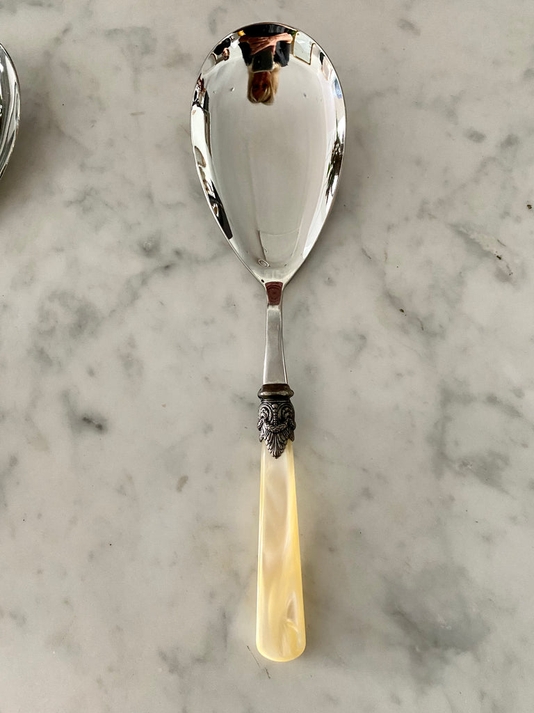 Italian Serving spoon - Ivory Naples