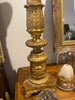 Candleholders/torcheres giltwood pair