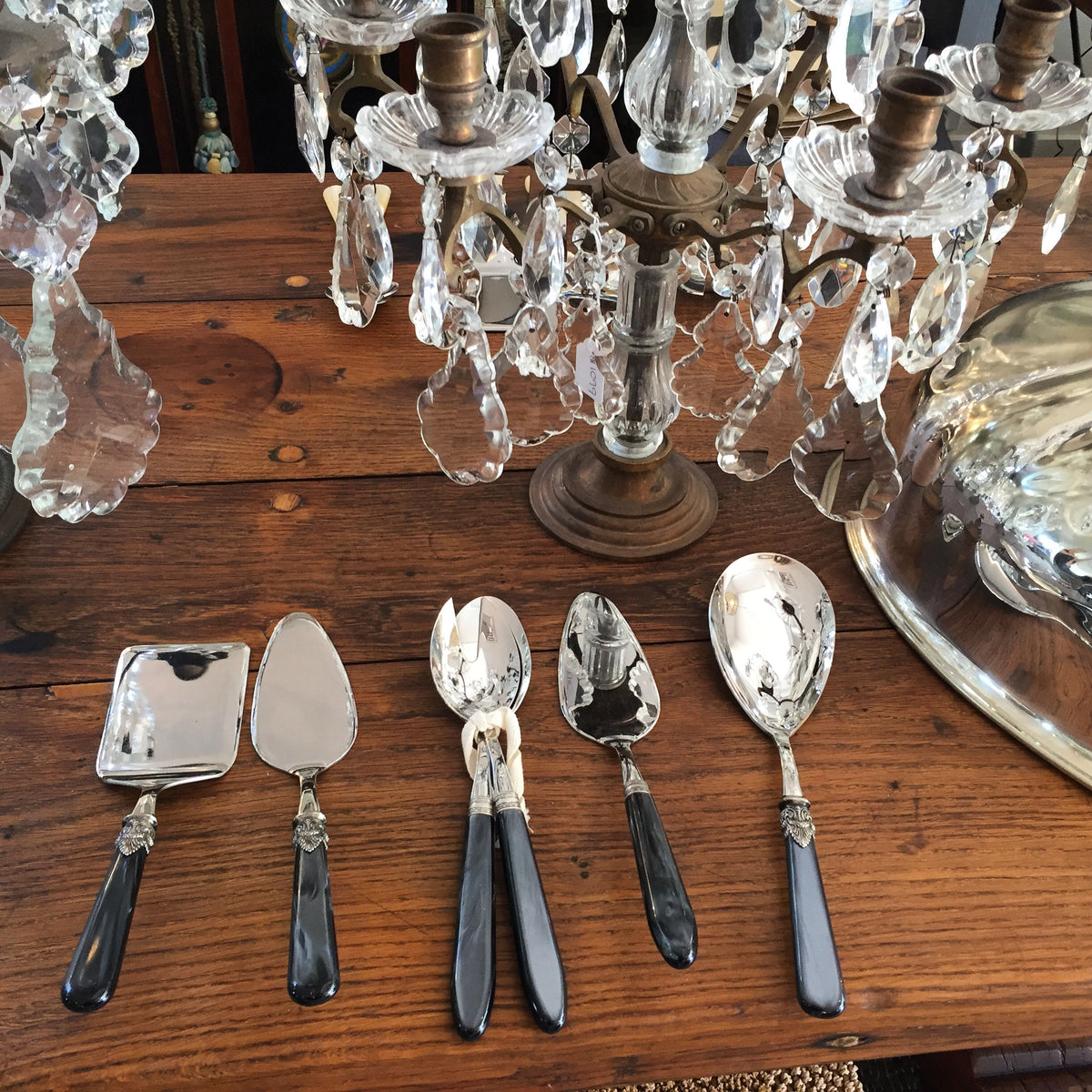 Italian Serving spoon - Charcoal Naples