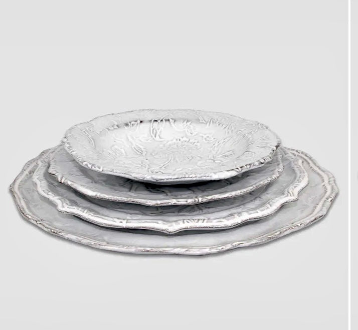CARRON Pivoine main plate D28cm