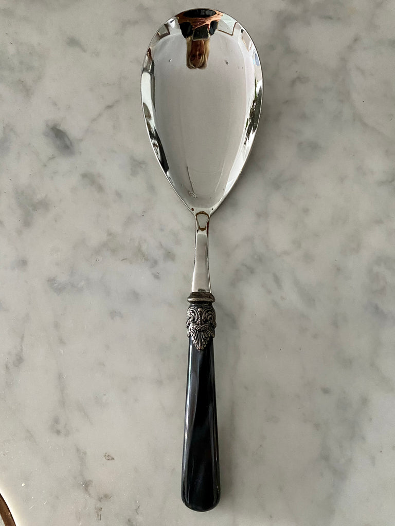 Italian Serving spoon - Charcoal Naples