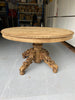 Centre French table bleached oak L129