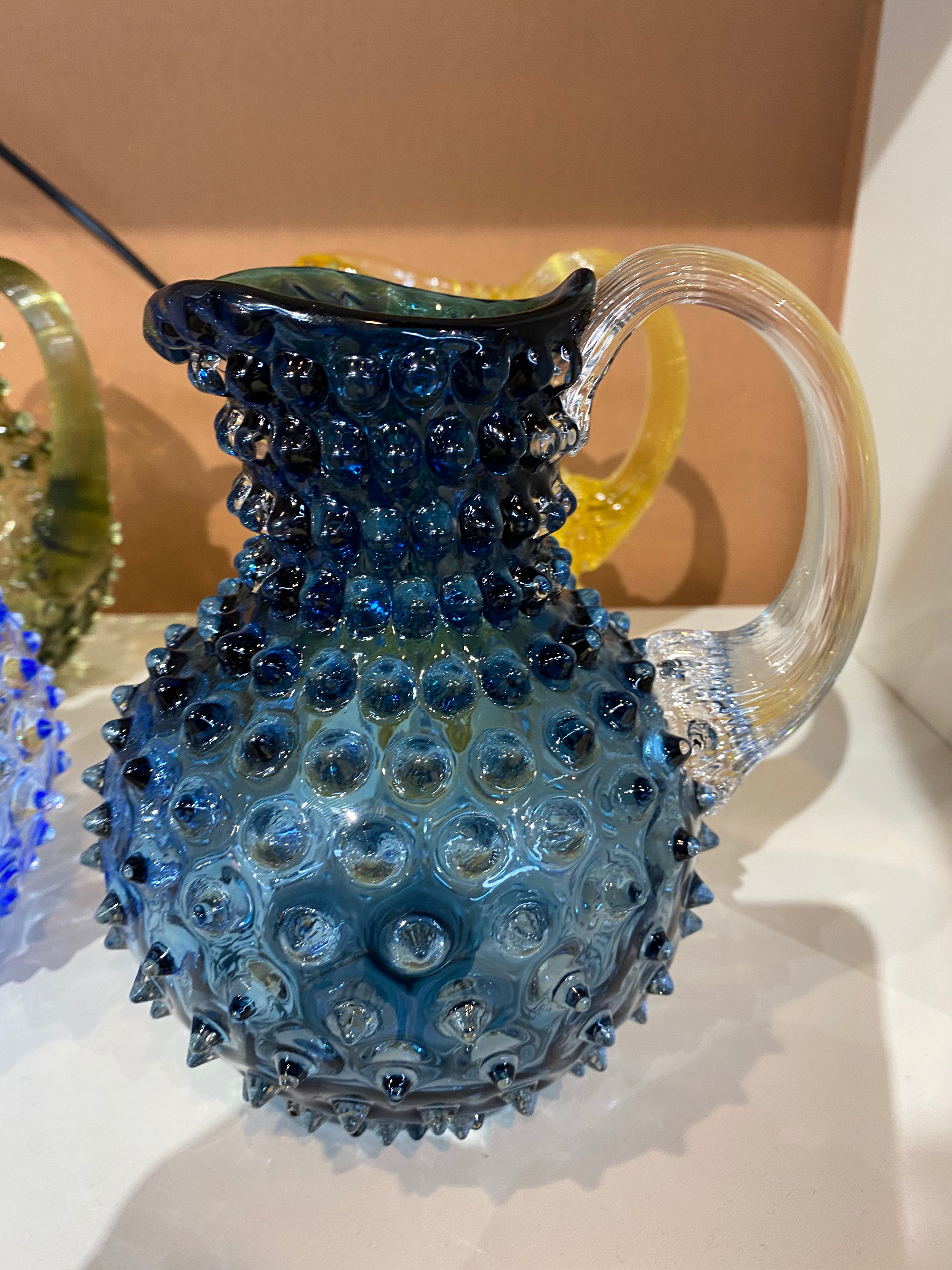 Jug glass hobnail 2L