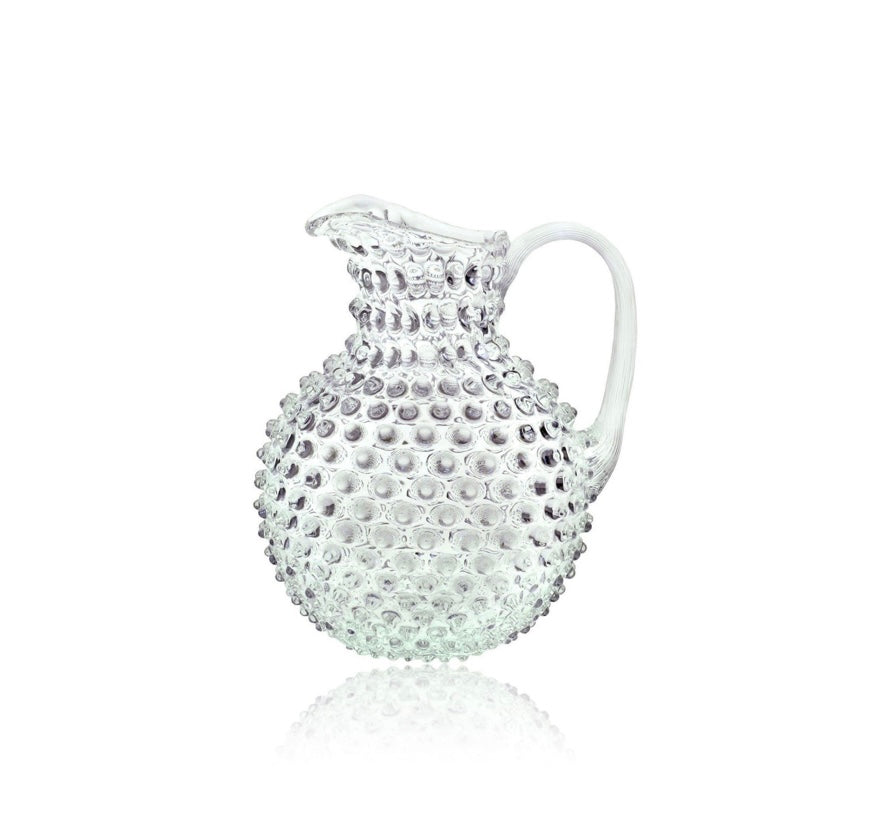 Jug glass hobnail 2L