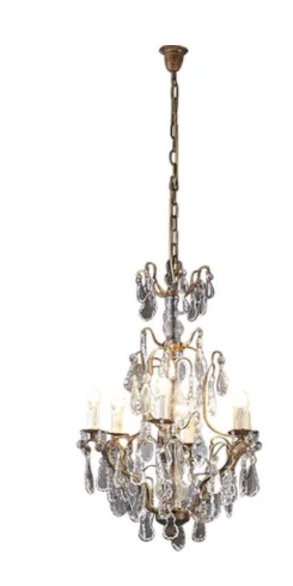 Chandelier ceiling 6 arm H80