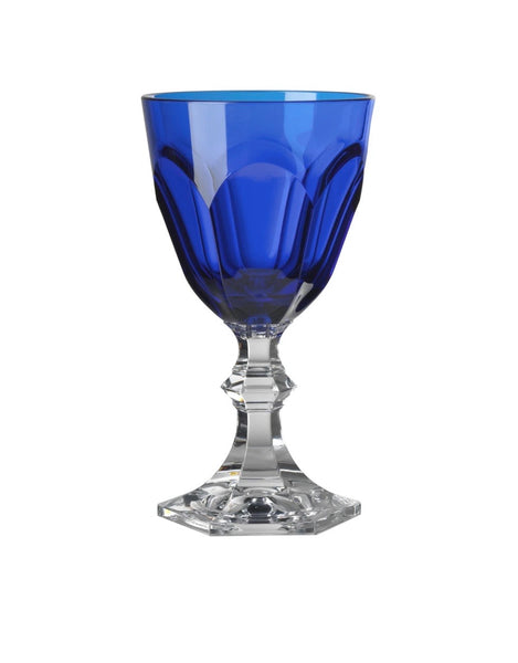 Mario L wine glass set of 6 blue