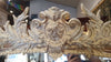 French majestic mantle mirror H185 W132