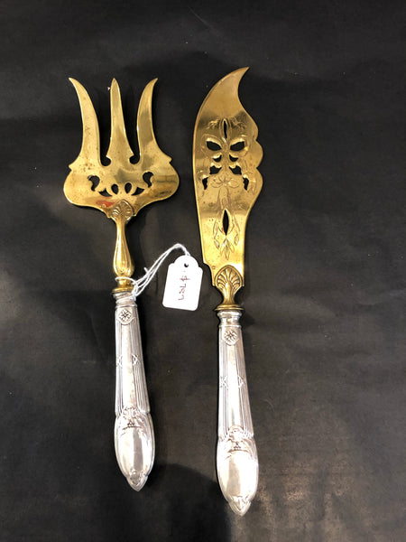 Silver fork and lifter