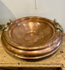 Copper bowl/roaster W48
