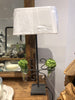 Lamp metal 2 cup vase