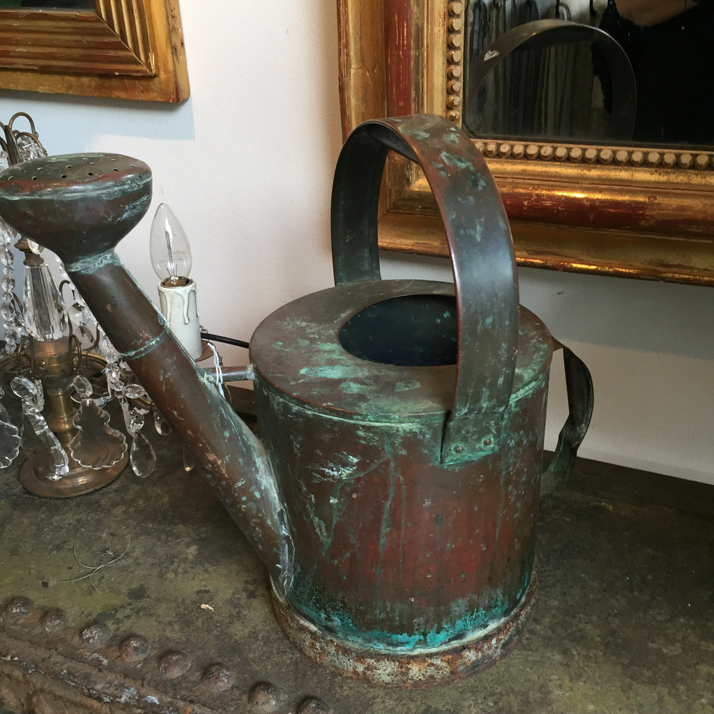 ✅Copper watering can 1800's